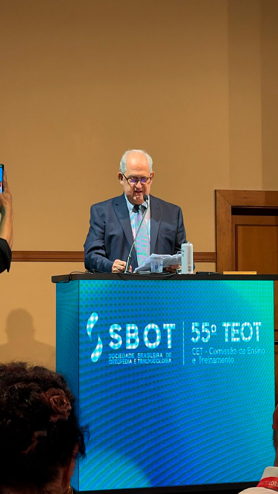 Dr. José Sergio Franco recebe o Título de Mérito Ortopédico Brasileiro Nicolas Andry