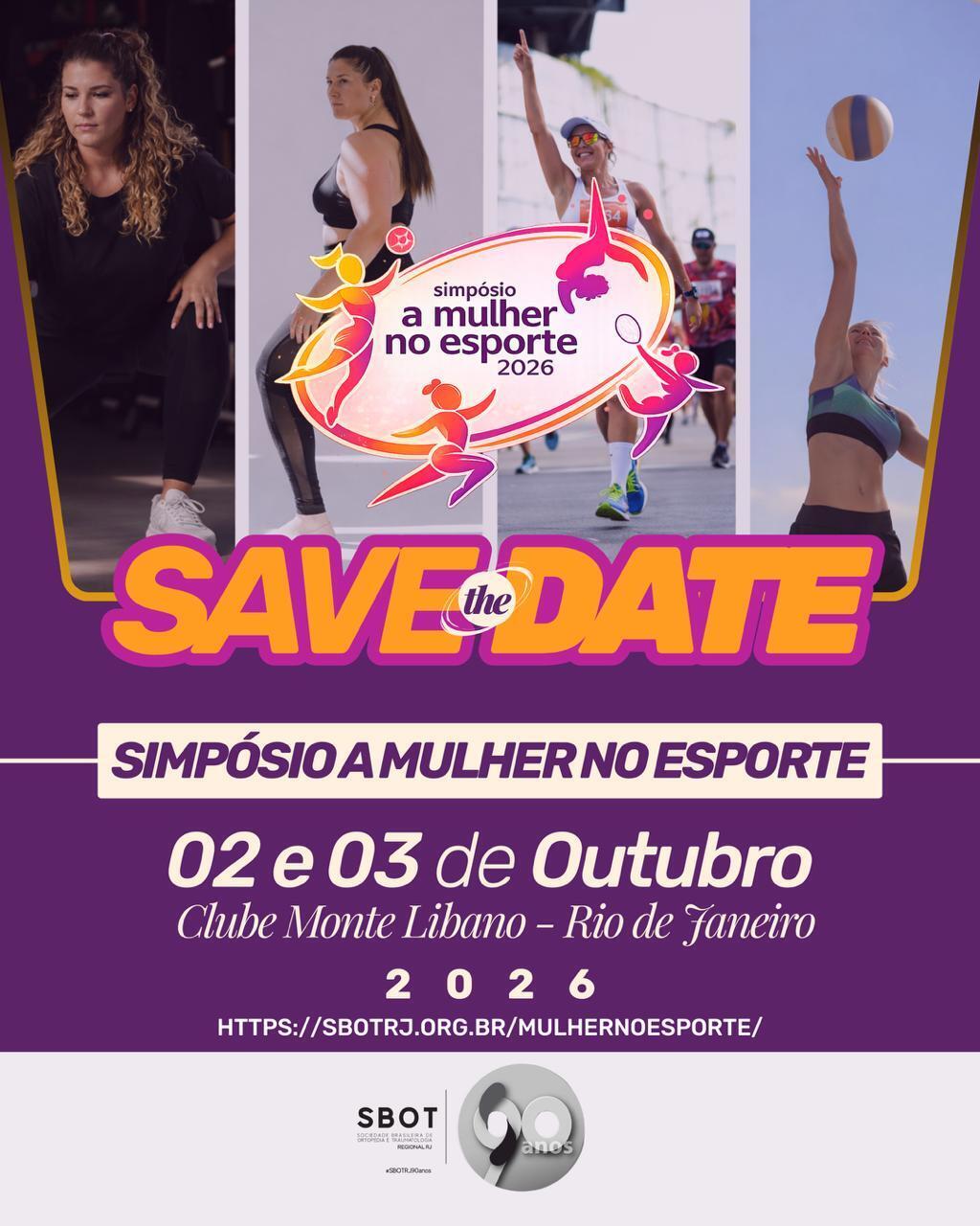 Vem aí o Simpósio ‘A Mulher no Esporte’, nos dias 02 e 03 de outubro