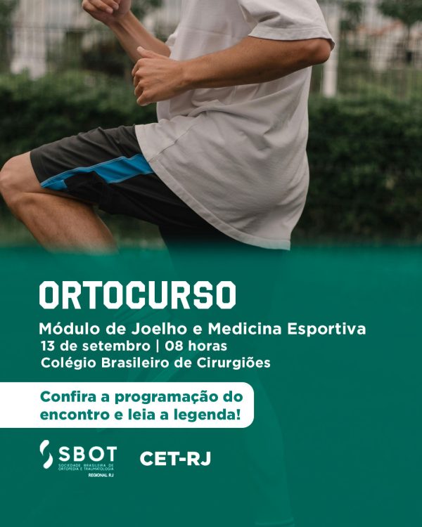 ORTOCURSO JOELHO E MEDICINA ESPORTIVA 2025