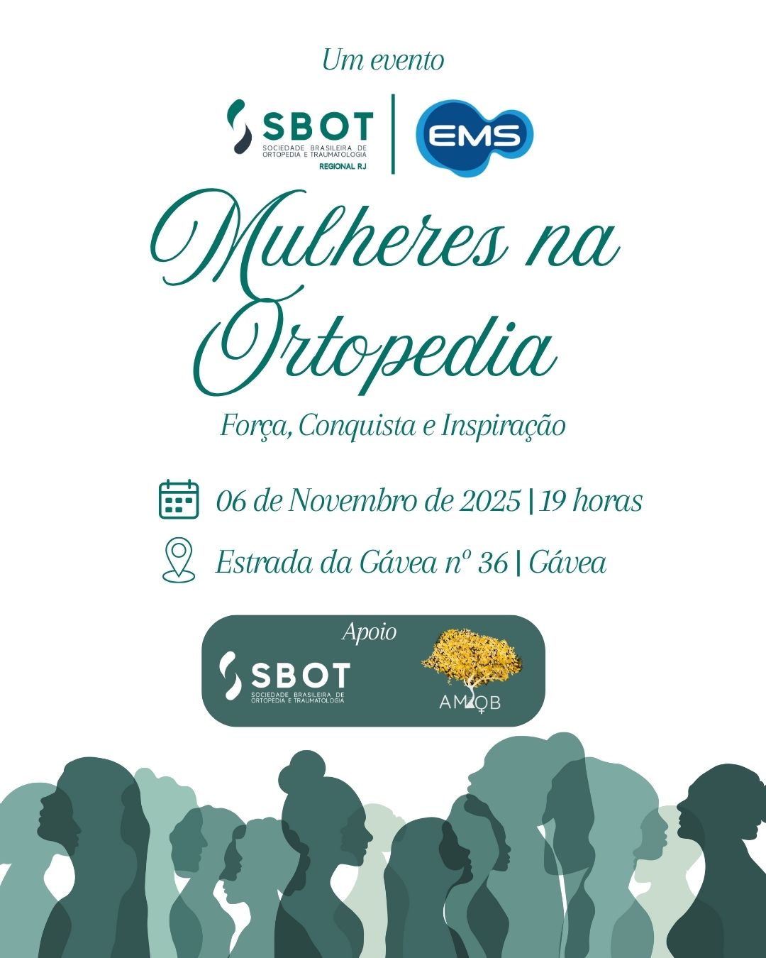 SBOT-RJ realizará evento “Mulheres na Ortopedia”