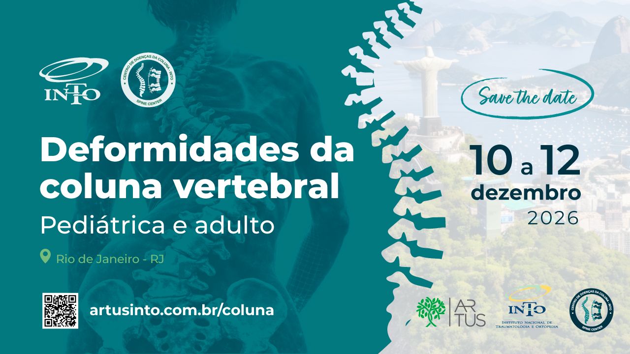 INTO abre inscrições para o Curso Avançado em Deformidade da Coluna Vertebral | Pediátrica e Adulto